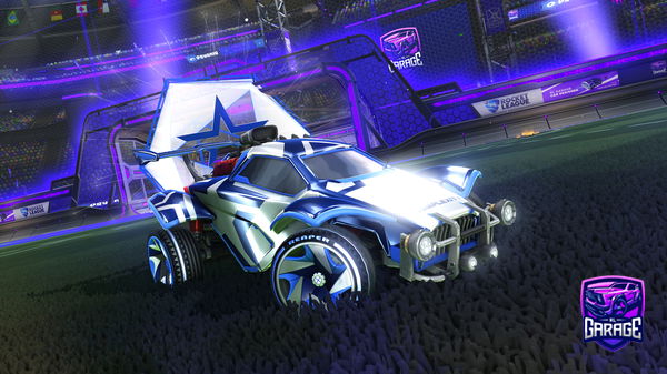 A Rocket League car design from Mallart