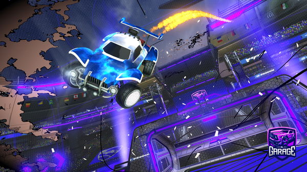 A Rocket League car design from PoggyPaulinylol