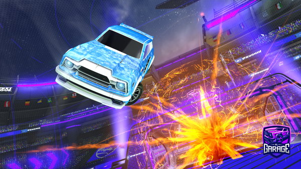 A Rocket League car design from v24v