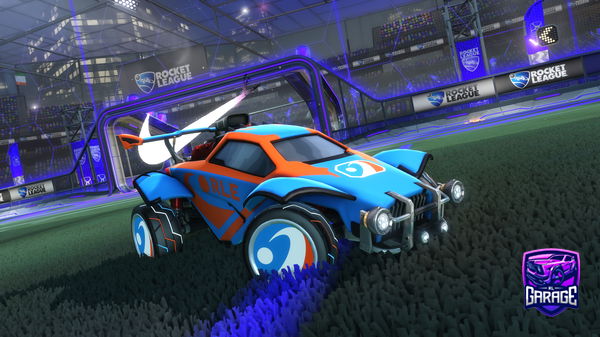 Rocket League Sky Blue Octane Design With E.T. Wheels