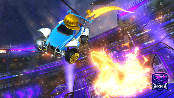 A Rocket League car design from Tfw133