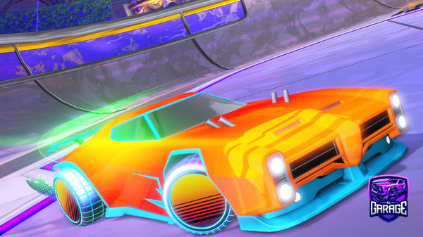 A Rocket League car design from Hazzatheman22