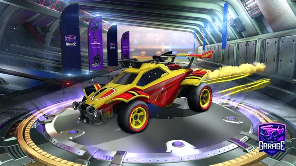 A Rocket League car design from CatchABootyGang
