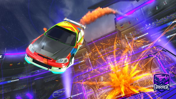 A Rocket League car design from Hg11