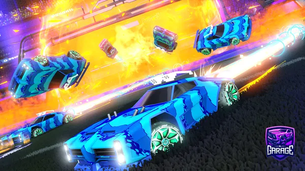 A Rocket League car design from Darkgamer23256