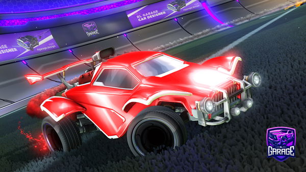A Rocket League car design from CarMaker69