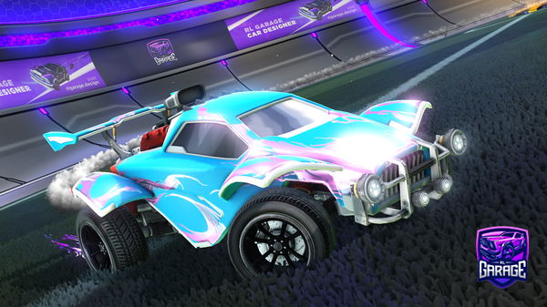 A Rocket League car design from XxRL_OzxX