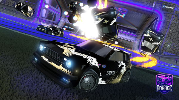 A Rocket League car design from SandFiregock16