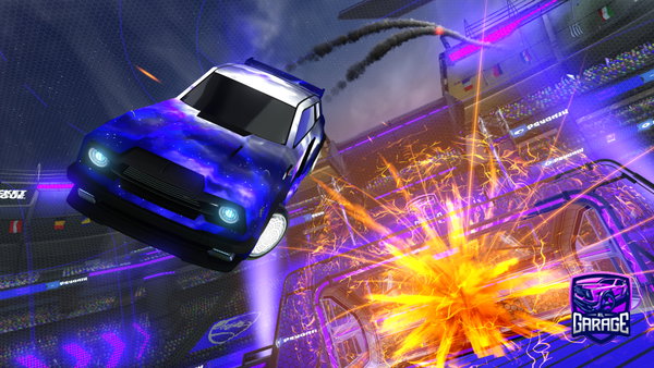 A Rocket League car design from Gabrielocardosinho