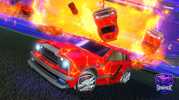 A Rocket League car design from Hazdog1000