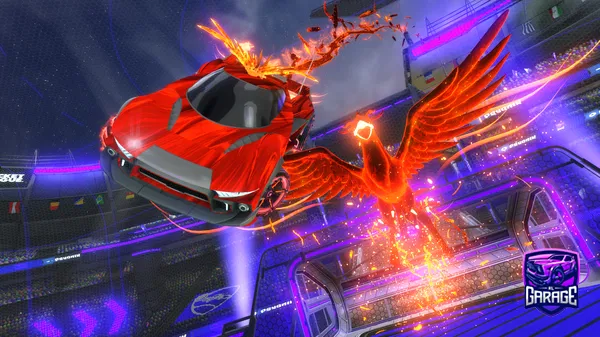 A Rocket League car design from OutOfTune