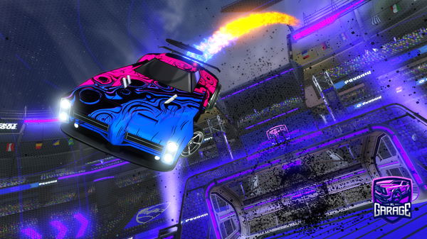A Rocket League car design from BlossomedXD