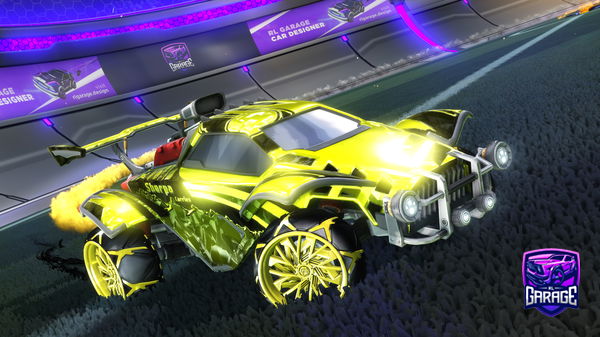 A Rocket League car design from _LMentrix_