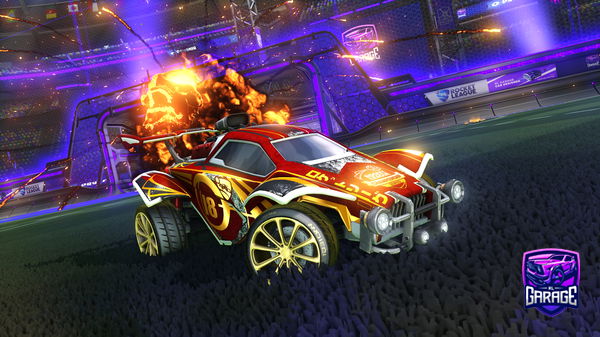 A Rocket League car design from Juli004us