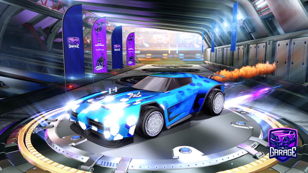 A Rocket League car design from fendi3x