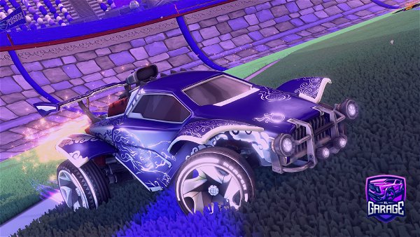 A Rocket League car design from Mayo_lols