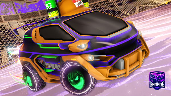 A Rocket League car design from Cryptonium90