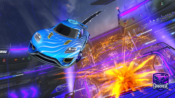 A Rocket League car design from Todi-K
