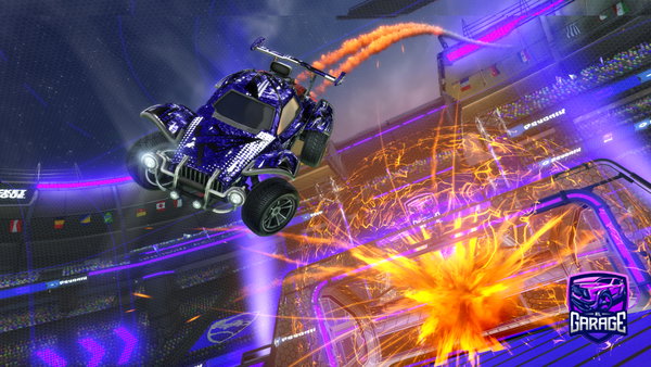 A Rocket League car design from Its_snowy