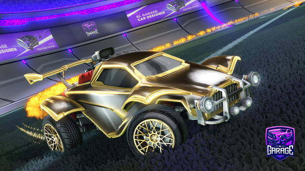 A Rocket League car design from Bejito_UI