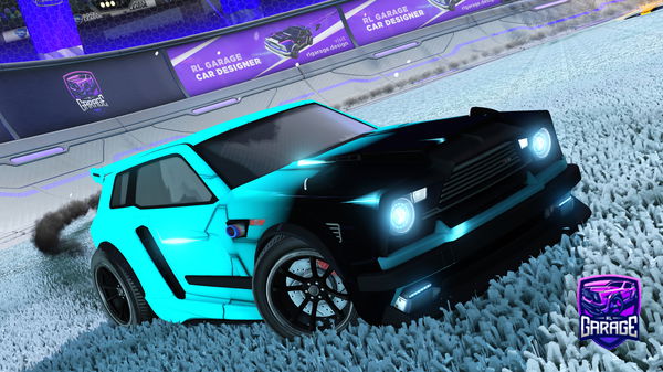 A Rocket League car design from Ayvix