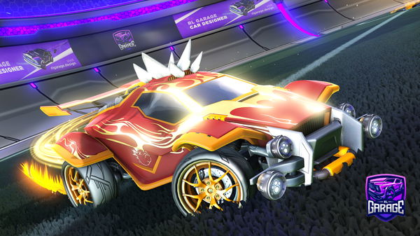 A Rocket League car design from CurtyRagsdude