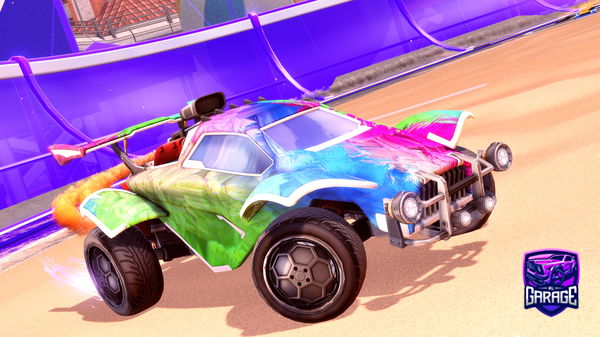 A Rocket League car design from Caroon-The-Trader