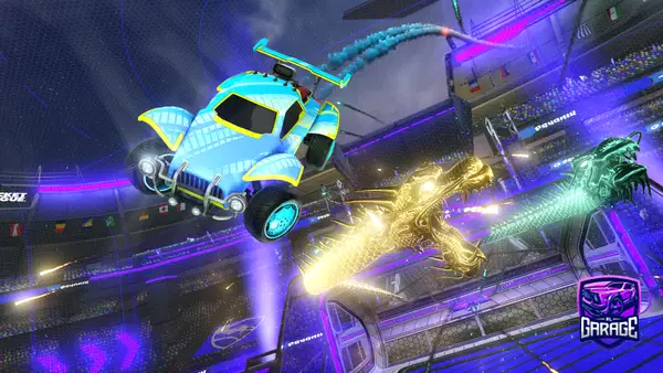 A Rocket League car design from Pandalorian