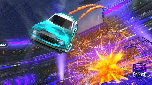 A Rocket League car design from FRAM3S