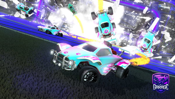 A Rocket League car design from D64s