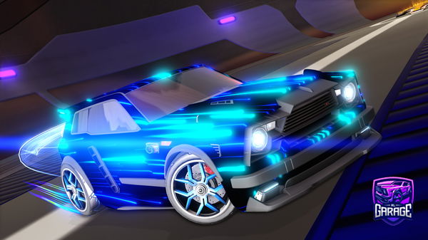 A Rocket League car design from Din8170