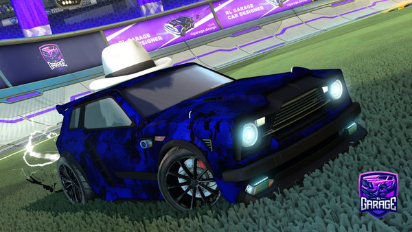A Rocket League car design from Skeletox_Zz