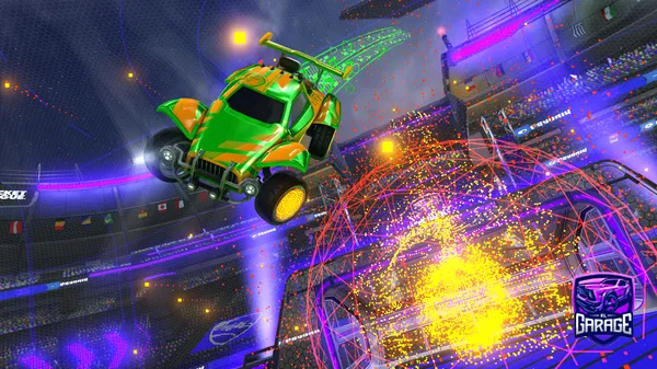 A Rocket League car design from mentogang