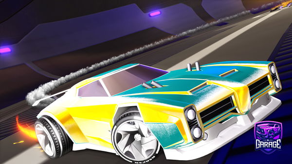 A Rocket League car design from PuppeGlobus7