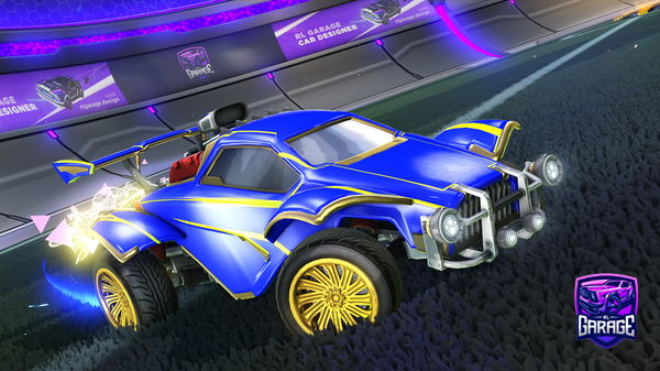 A Rocket League car design from catslikecheese2