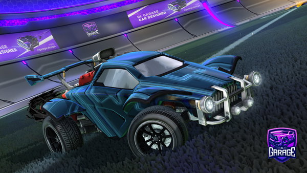 A Rocket League car design from LegoBrickConsumer
