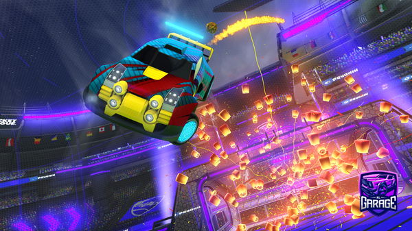 A Rocket League car design from IllusionFTW