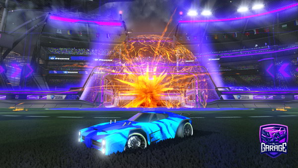 A Rocket League car design from Boodymohey