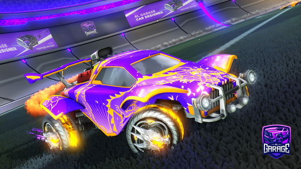 A Rocket League car design from Drrmless