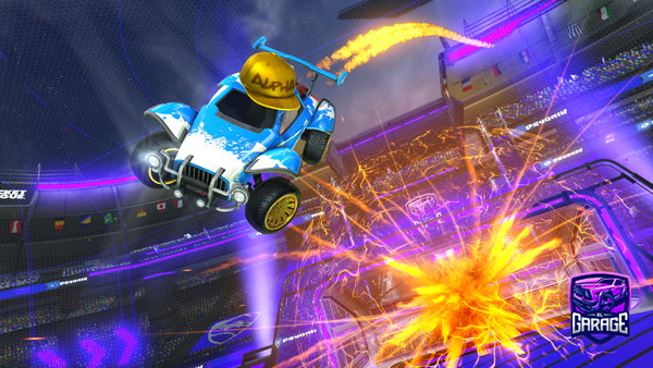 A Rocket League car design from Hadab