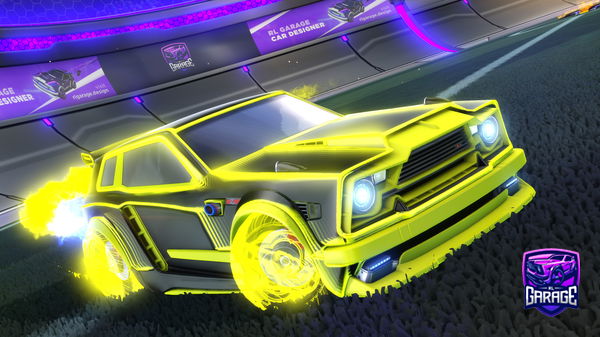 A Rocket League car design from tyty001