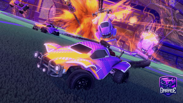 A Rocket League car design from fn_costco