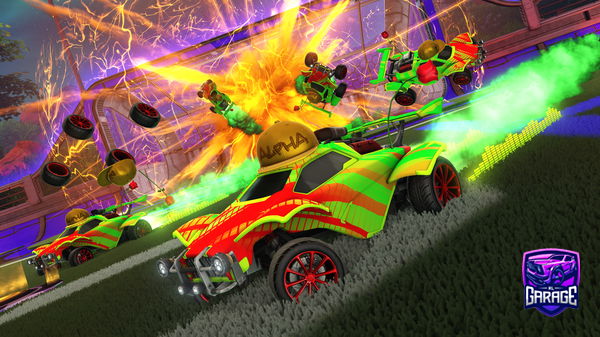 A Rocket League car design from Plenktton