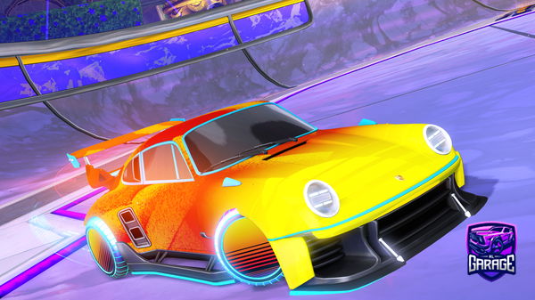 A Rocket League car design from GI1tch