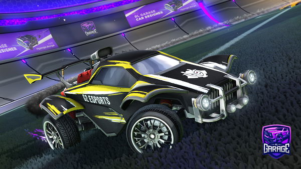 A Rocket League car design from SLWXCV