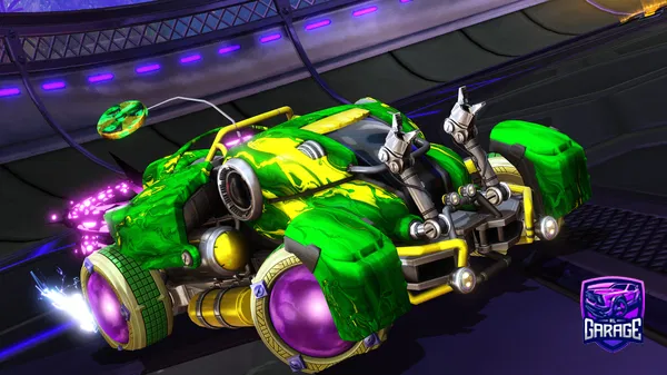 A Rocket League car design from MushyRabobo