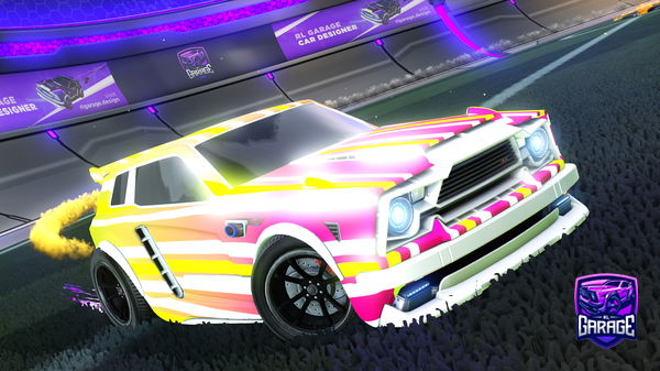 A Rocket League car design from Alvarito724