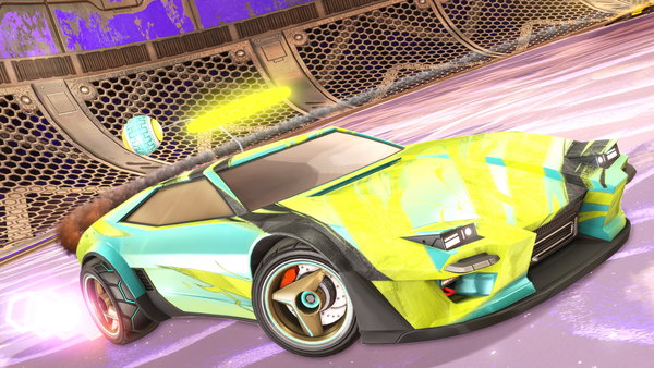 A Rocket League car design from findus_on_youtube