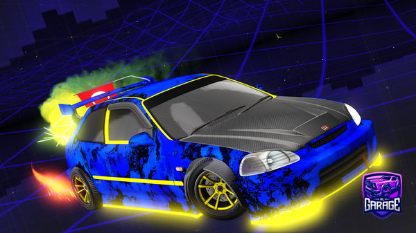 A Rocket League car design from Reynttt