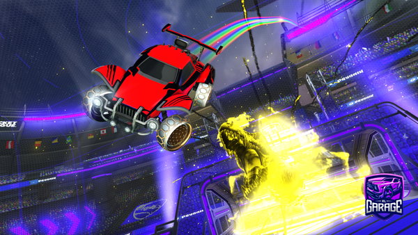 A Rocket League car design from Newtron126